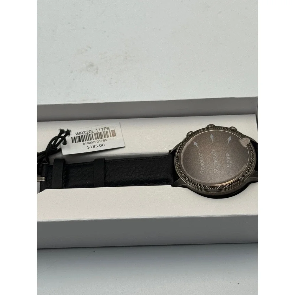Wrangler Smartwatch WRZ20L-111PB Black Leather Western Engraved Buckle New
